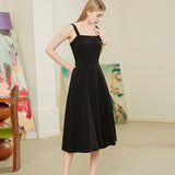 Black camisole dress