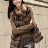 Plush Paneled Faux Fur Gilet