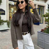 Stand Collar Zip Jacket