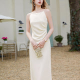 Sleeveless long dress