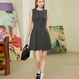 Sleeveless vest dress