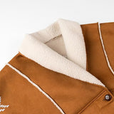 Tweed Collared Printed Coat
