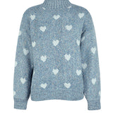 Mock Neck Bouclé Sweater