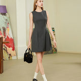 Sleeveless vest dress