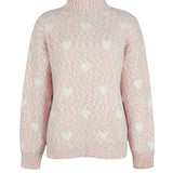 Mock Neck Bouclé Sweater