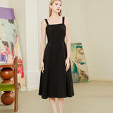Black camisole dress