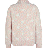 Mock Neck Bouclé Sweater