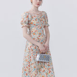 Lace Up Waist Cinching Dress