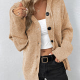 Hooded Knit Cardigan