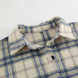 Ivory & Indigo Plaid Shirt