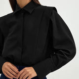 Structured Shoulder Panel Shirt