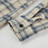 Ivory & Indigo Plaid Shirt