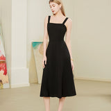 Black camisole dress