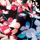 Floral Print Empire Waist Midi Dress