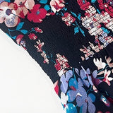 Floral Print Empire Waist Midi Dress