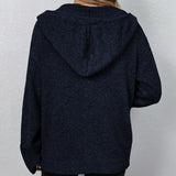 Hooded Knit Cardigan