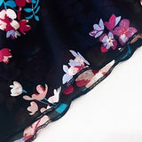 Floral Print Empire Waist Midi Dress