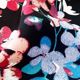 Floral Print Empire Waist Midi Dress