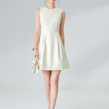 Round Neck Sleeveless Dress