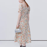 Lace Up Waist Cinching Dress
