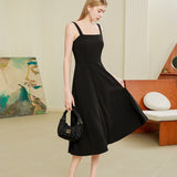 Black camisole dress