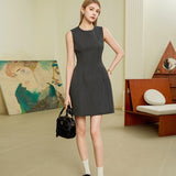 Sleeveless vest dress