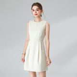 Round Neck Sleeveless Dress
