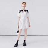 V-neck Bow Dress