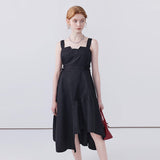 High Waisted A-Line Sleeveless Dress