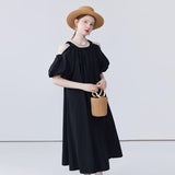 Off Shoulder Short Sleeved Dress