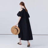 Off Shoulder Short Sleeved Dress
