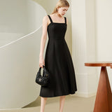 Black camisole dress