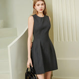 Sleeveless vest dress