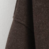 Solid Color Tweed Coat