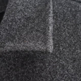 Solid Color Tweed Coat