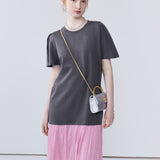 Splicing Straight Tube Long Skirt