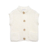 Short knit vest