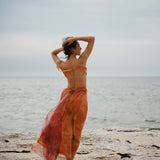 Watercolor Tulle Maxi Gown