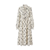 Rope Tied Long Sleeved Dress