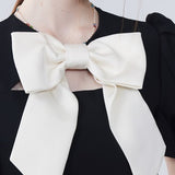 Bubble Sleeve Bow Dress