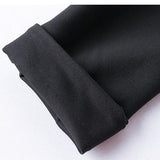 Collar Slim Fit Black Dress