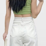 High Waisted Hip-covering Slim Pants