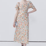 Lace Up Waist Cinching Dress