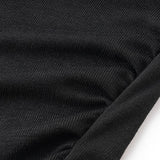 Black Off Shoulder High Waisted Dress