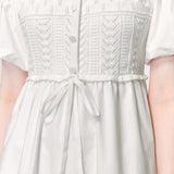 A-line Bubble Sleeve Dress