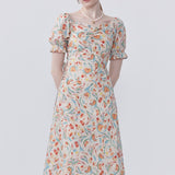 Lace Up Waist Cinching Dress