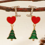 Product I Love Christmas Tree Earrings