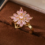 Multi - Design Spinning Zircon Rings