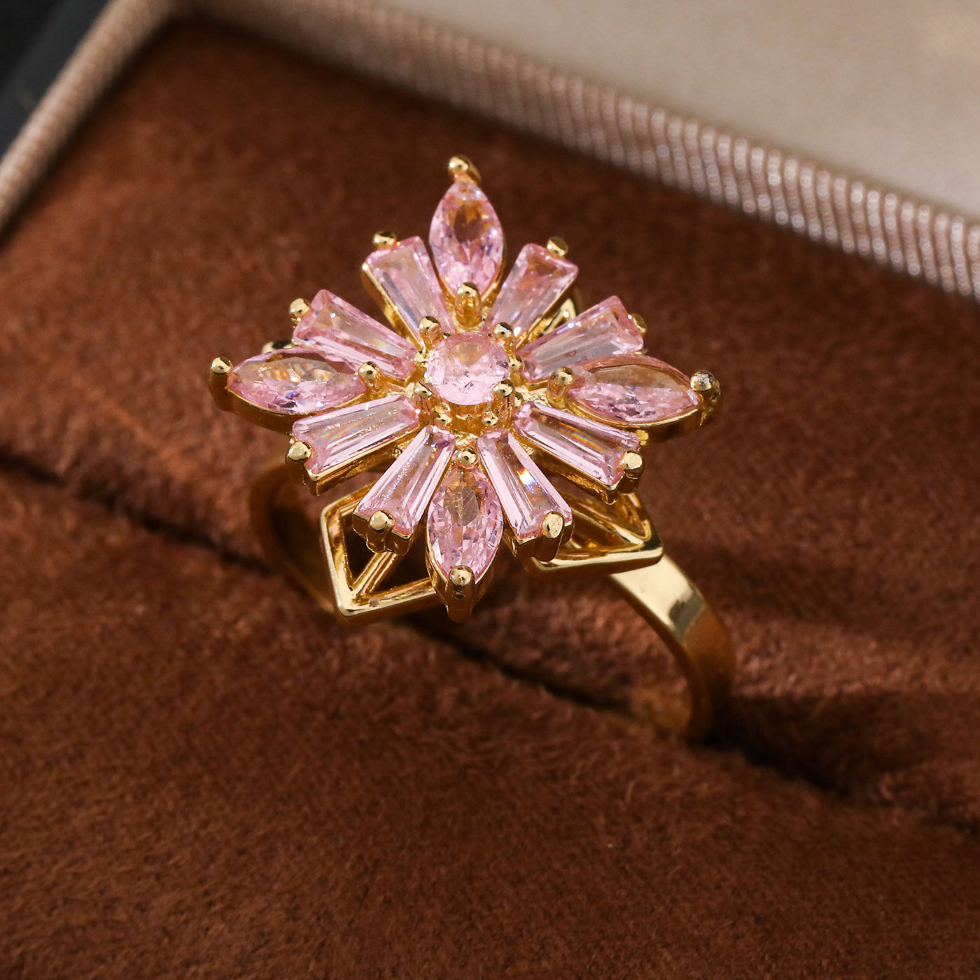 Multi - Design Spinning Zircon Rings