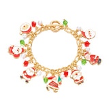 Santa Claus Charm Christmas Bracelet